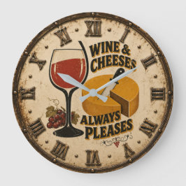 Relógio Grande Wine and Cheese Always Pleases Rustic Kitchen