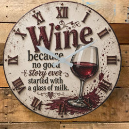 Relógio Grande Wine Because No Good Story Ever Started with Milk