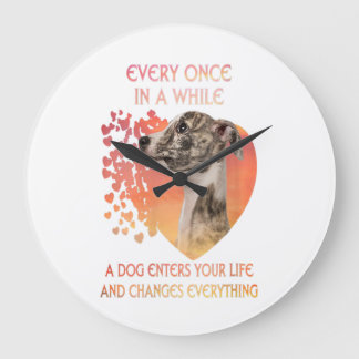 Relógio Grande Womens Every Once In A While A Dog Enters