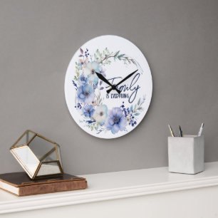 Relógio Grande Wreath de Cotação Familiar