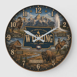 Relógio Grande Wyoming State Yellowstone and Grand Teton