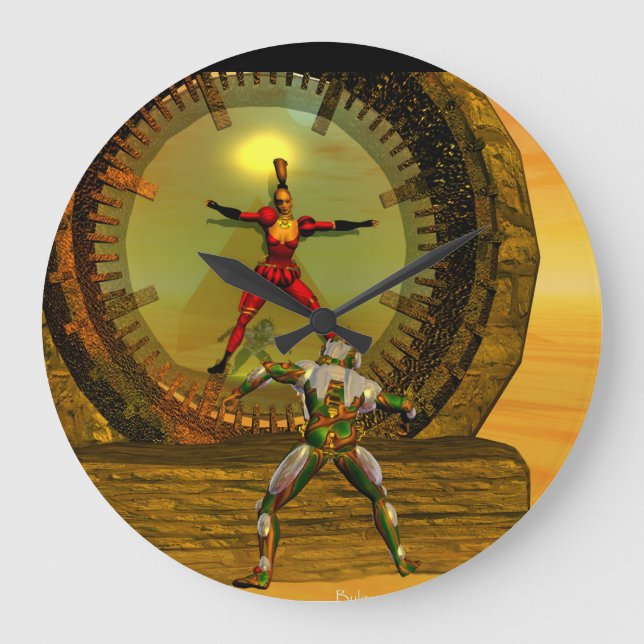 RELÓGIO GRANDE XENIA ENCONTRA TITAN NO DESERTO DA HIPERIÃO (Frente)