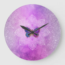 *~* Yoga Glitter Butterfly Mandala