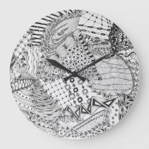 Zendoodle Tangle ZIA 01 Preto e Branco Personaliza