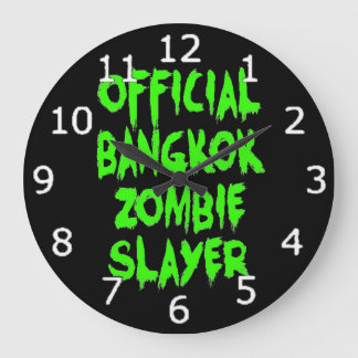 Relógio Grande Zombie Slayer oficial do Bangkok