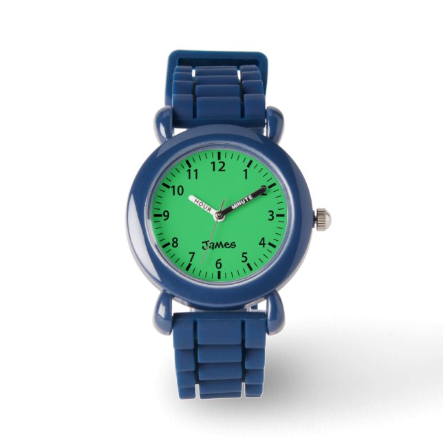 Relógio Green Boys Personalized Kids Watch  (Frente)