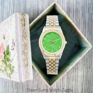 Relógio Green Gems Watch