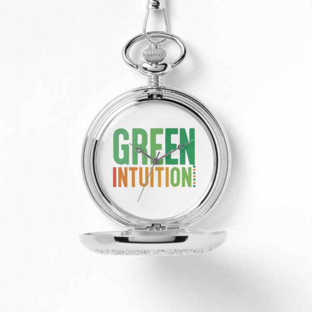 Relógio Green Intution Pocket Watch (Frente)