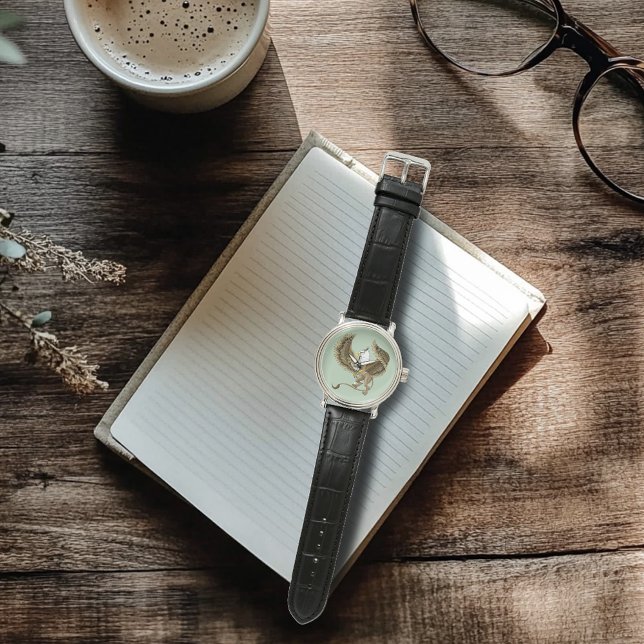 Relógio Griffin Fantasy Griffin Mythology (Criador carregado)