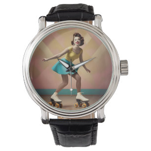 Relógio "Groovy Glide: Ritmos Retroativos nas Rodas do Ska