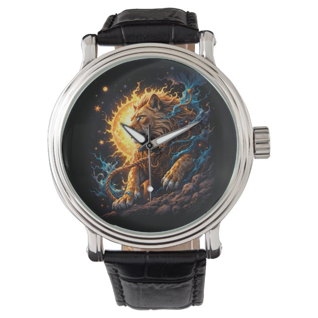 Relógio Guardian of the Solar Threshold – Lion of Balance  (Frente)