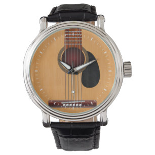 Relógio Guitarra acústica