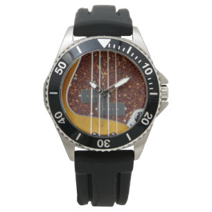 Relógio guitarra baixa elétrica