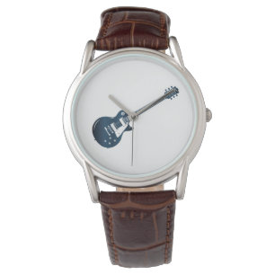 Relógio Guitarra elétrica azul