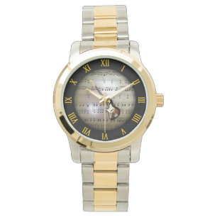 Relógio Guitarra Elétrica - Fundo "O Planeta Musical"~