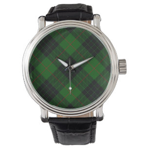 Relógio Gunn tartan green xadrez negra