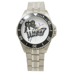 Relógio Halloween Stainless Steel Bracelet Watch