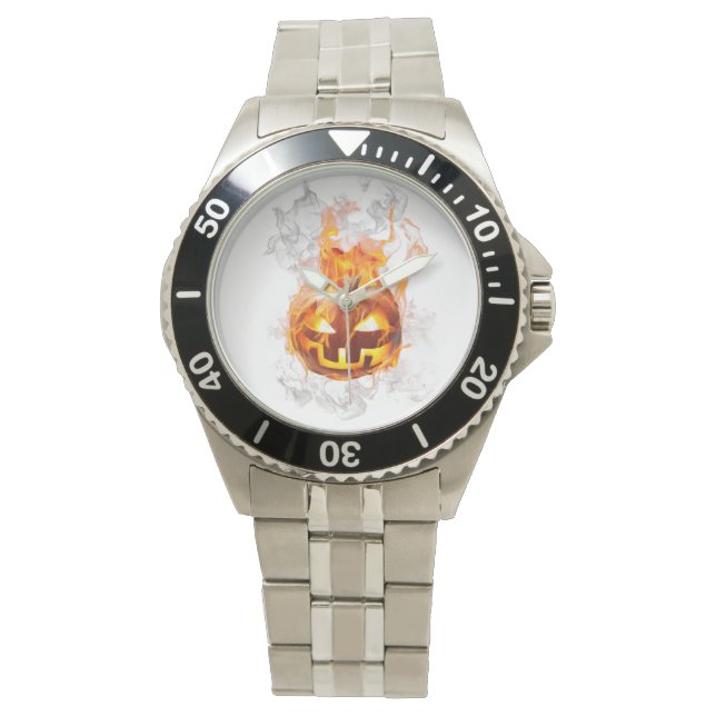 Relógio Halloween Stainless Steel Bracelet Watch (Frente)