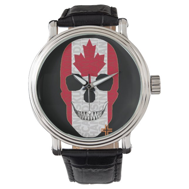 Relógio HANDSKULL Canadá para revistar couros e peles B2 (Frente)