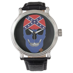 Relógio HANDSKULL Rebel Blue watch mens coucouve B2