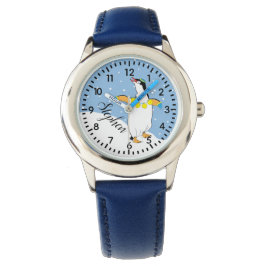 Relógio Hanukkah Penguin Watch Personalize