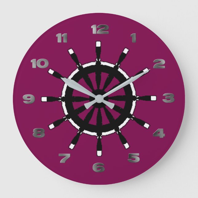 Relógio - Helma de Nave Negra (Frente)