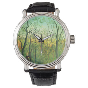 Relógio Henri Rousseau A Caminhada Na Floresta
