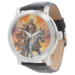 Relógio Heroic Trump Warrior em Ouro Armor