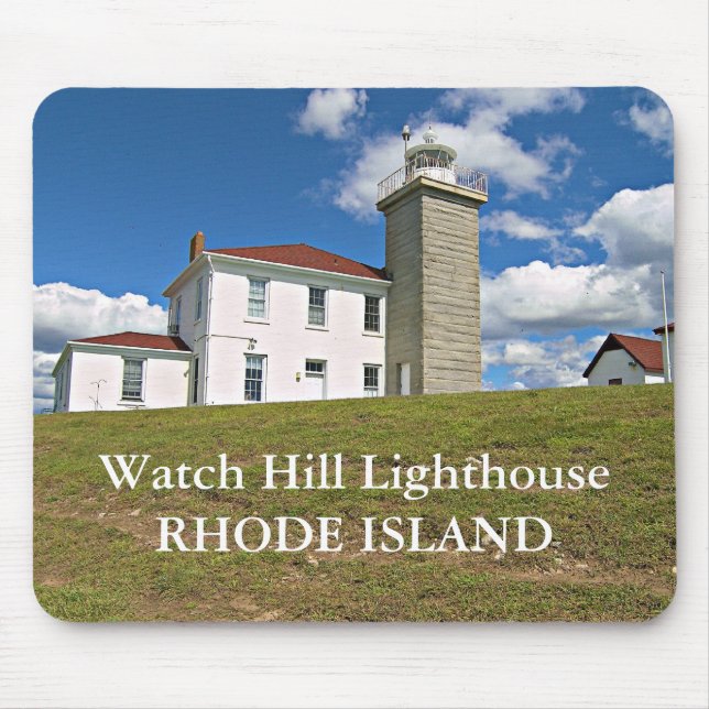 Relógio Hill, Rhode Island Mousepad (Frente)