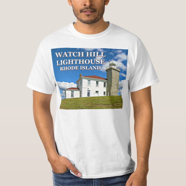 Relógio Hill, Rhode Island T-Shirt (Frente)
