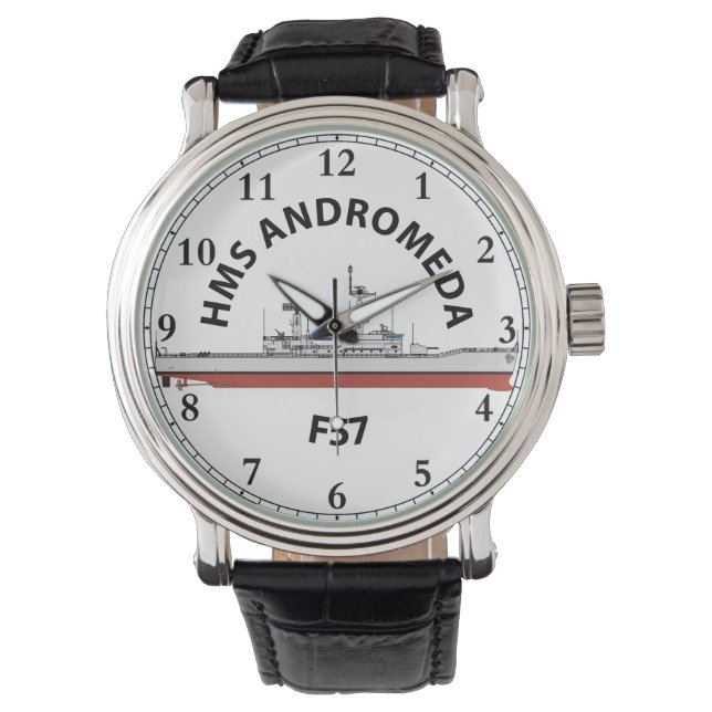 RELÓGIO HMS ANDROMEDA - F57 - LEANDER ORIG WATCH (Frente)