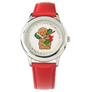 Relógio Holiday Kids Watch/Gingerbird Man