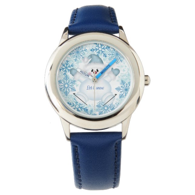Relógio Holiday Kid's Watch/Snowman Watch (Frente)