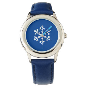 Relógio Holiday Snowflake Kids Wrist Watch