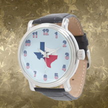 Homens Texas Patriótico Números Preto Pulseira