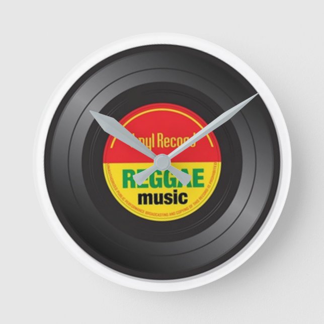Relógio - Hora do Reggae (Frente)
