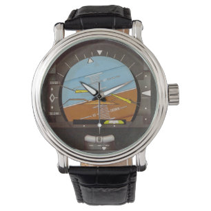 Relógio Horizonte artificial estático, indicador de