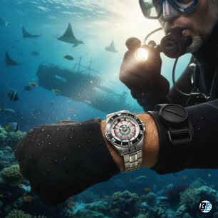 Relógio horror Vintage 2025 da Ilustração do Olho Spooky