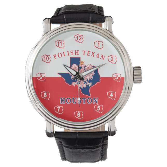 Relógio Houston Polska Texan Crown Watch (Frente)