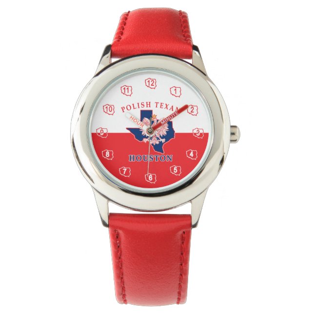 Relógio Houston Polska Texan Watch (Frente)