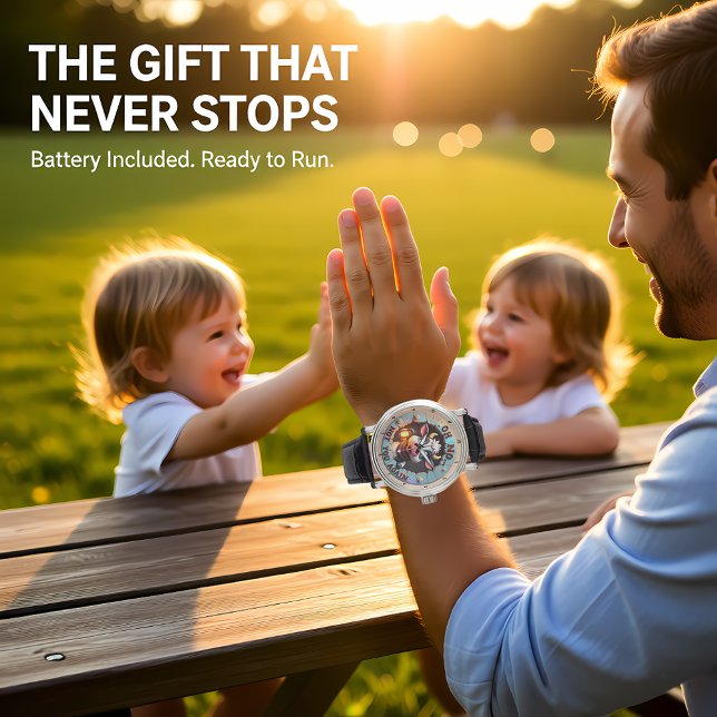 Relógio Humorous Cartoon Adorable Cow Funny Textual Art (Criador carregado)