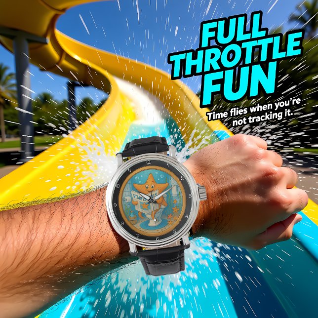 Relógio Humorous Starfish Bathroom Clock (Criador carregado)