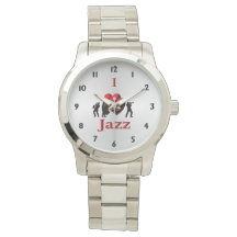 I Heart Jazz com Números Negros