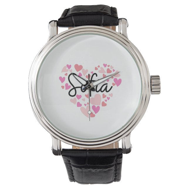 Relógio I love Sofia (Frente)