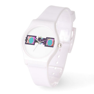 Relógio I Spy Glass Dial White Silicone