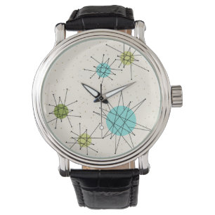 Relógio Iconic Atomic Starbursts Leather Watch