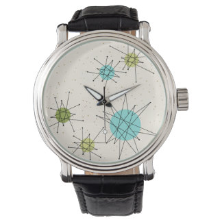 Relógio Iconic Atomic Starbursts Leather Watch
