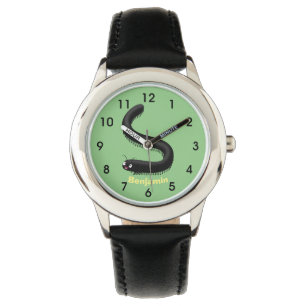 Relógio Ilustração de desenho animado de um lindo mil-pés