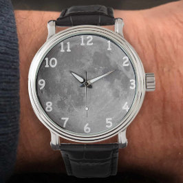 Relógio Imagem da Astronomia da Lua Completa