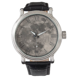 Relógio Imagem do Impressão de Foto Super Moon novembro de